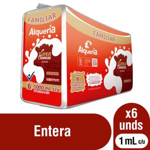 LECHE ALQUERIA SUPER CREMOSA 1000ML SIXP