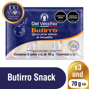 Queso Del Vecchio Butirro 210 G X3 Unds