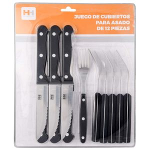 Set Cubiertos H&H 12 Piezas Kj08Mb-12Pcs