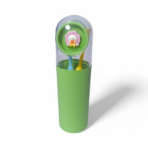 Recipiente Porta Cepillo Dental Yoyoso Verde