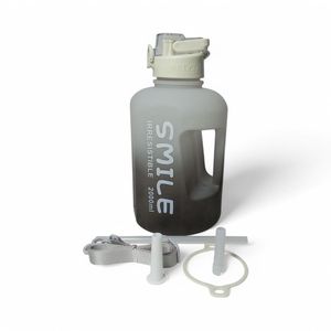Termo Yoyoso Plástico Degradado Azul Claro Oscuro Grande 2000 ml