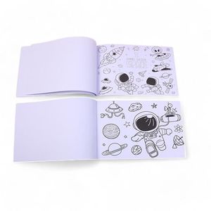 Libro Yoyoso para Colorear en Viaje Espacial A5 en Gris