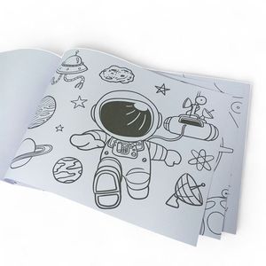Libro Yoyoso para Colorear en Viaje Espacial A5 en Verde