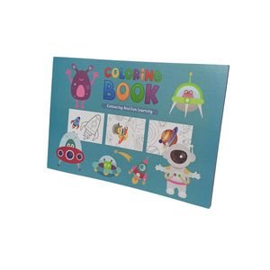 Libro Yoyoso para Colorear en Viaje Espacial A5 en Verde