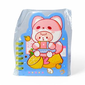 Cuaderno Mini Argollado Azul Claro Yoyoso Animales