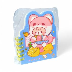 Cuaderno Mini Argollado Azul Claro Yoyoso Animales
