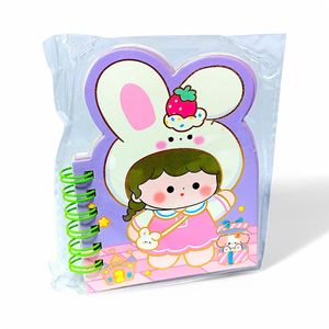 Cuaderno Mini Argollado Lila Yoyoso Conejo