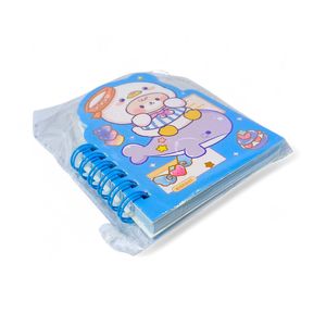 Cuaderno Mini Argollado Azul Yoyoso Animales