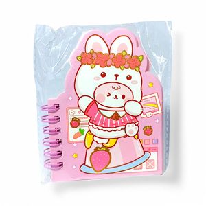 Cuaderno Mini Argollado Rosa Yoyoso Animales