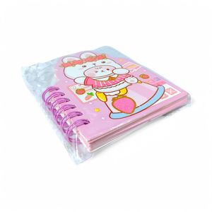 Cuaderno Mini Argollado Rosa Yoyoso Animales