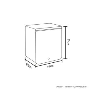Minibar Haceb 46L Inox R3