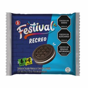 GALLETA FESTIVAL RECREO BS 6X4 216G
