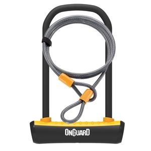 Candado Bicicleta + Guaya Onguard Neon 8154 U Lock