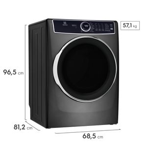 Secadora Electrolux 22 Kg Carga Frontal Luxcare a Gas Gris Elfg7637At