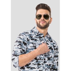 Camisa Hombre Estampado Mp 102039