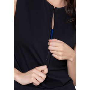 Enterizo Corto Mujer Negro Rutta 6047