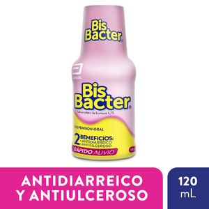 Bis Bacter 255 Mg Antidiarreico Suspensión 120 ML