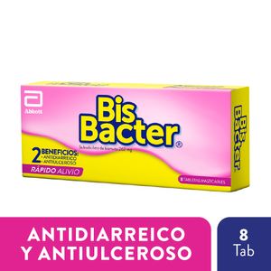 BISBACTER 262 MG CJ X 8 TAB