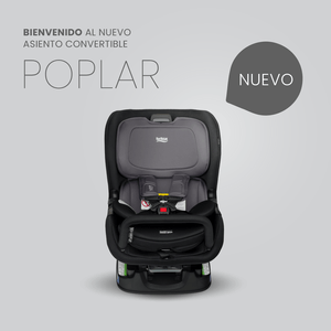 Britax - Silla Carro para Bebe Poplar Negra con ClickTight
