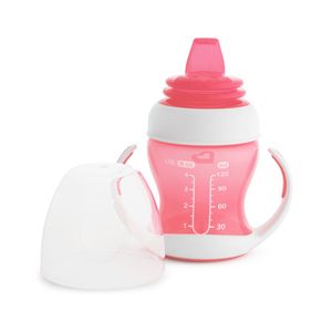 Vaso Tetero Flexi 4Oz Transición de Tetero a Vaso RosaP - Munchkin