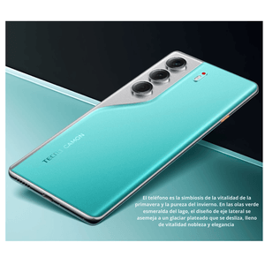 Celular TECNO CAMON 40 Pro 256GB 8+8GB RAM Verde