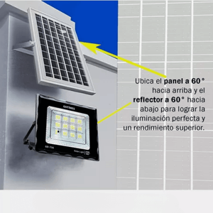 Reflector Lampara Led Panel Solar Exterior 100w Recargable