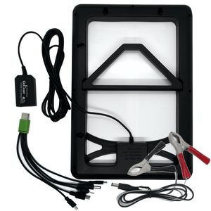 Panel Solar Portátil 15w Para Baterías Y Dispositivos 12V