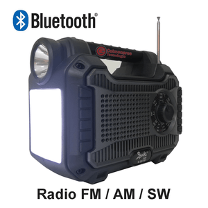 Radio Portátil Bluetooth USB SD Kit Solar 4 Bombillos