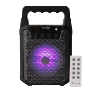 Parlante Portatil Con Luz Led Y Control