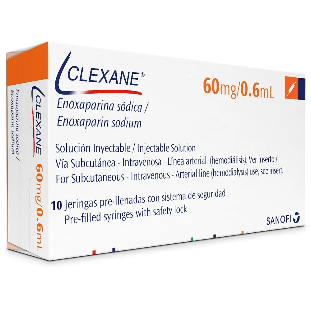 CLEXANE 60MG/0.6ML CAJA X 10 JERINGA PRELLENADA