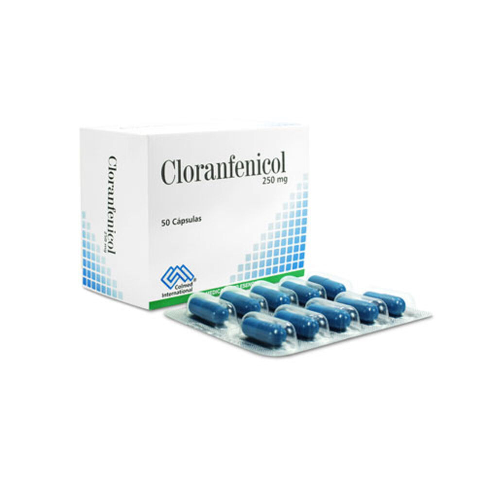 CLORANFENICOL 250 MG CJ X 50 CAP COLMED