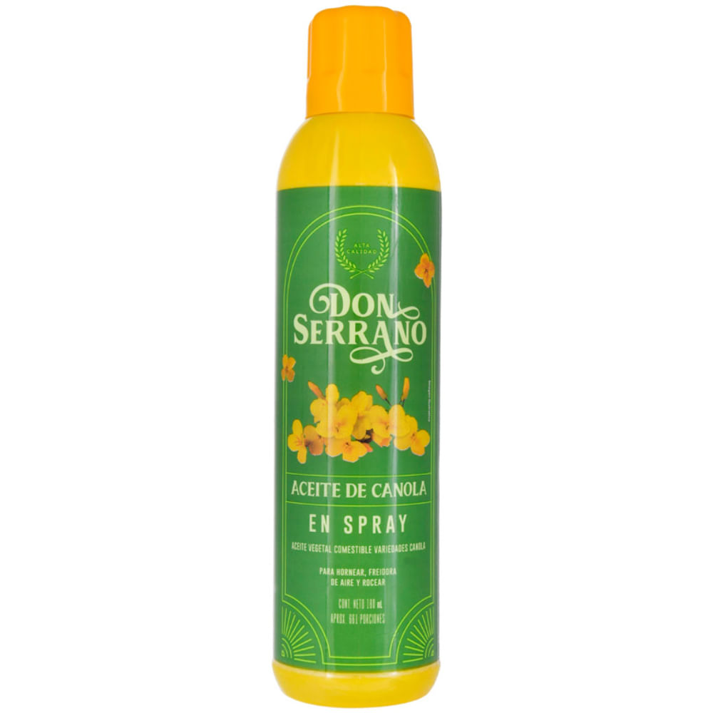 ACEITE DON SERRANO CANOLA SPRAY 180 ML