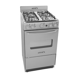 Estufa de Piso Abba Gas Natural 4 Puestos Gris AT 101-5N G