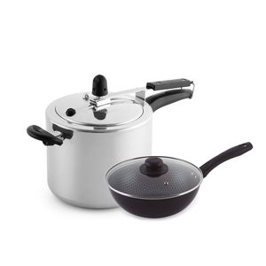 Combo Olla Universal Esencial 6 Lt + Wok 24 Cm