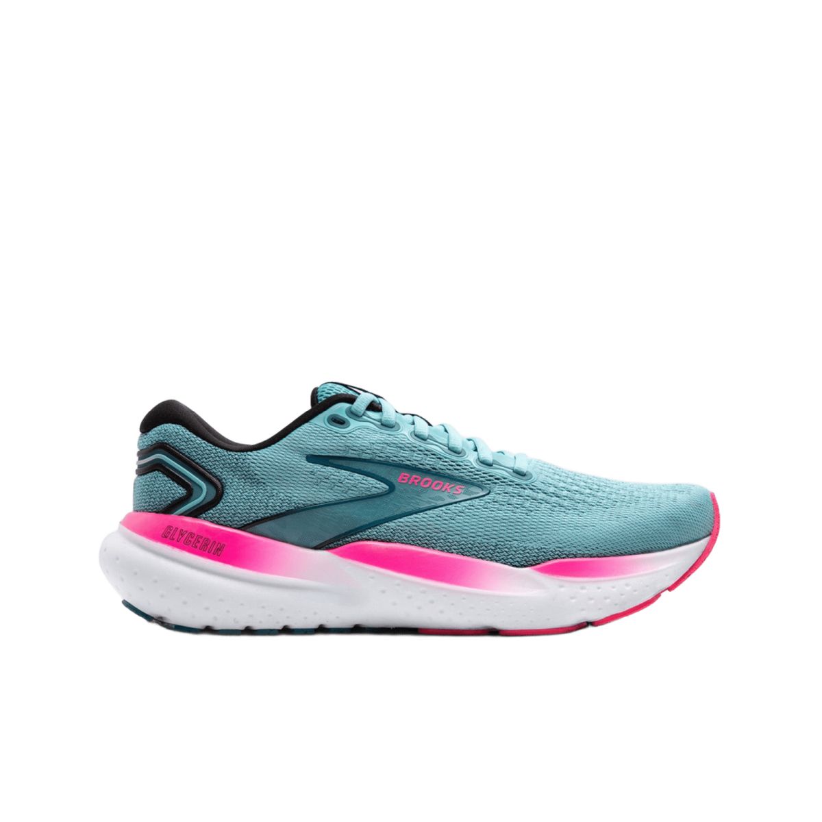 Tenis Brooks Glycerin 21 Mujer Agua Marina Olímpica