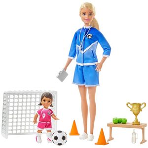 Muñeca Barbie Entrenadora de Fútbol