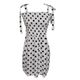 Vestido-BYOUNG--estampado-de-bolas-Blanco--Talla-S