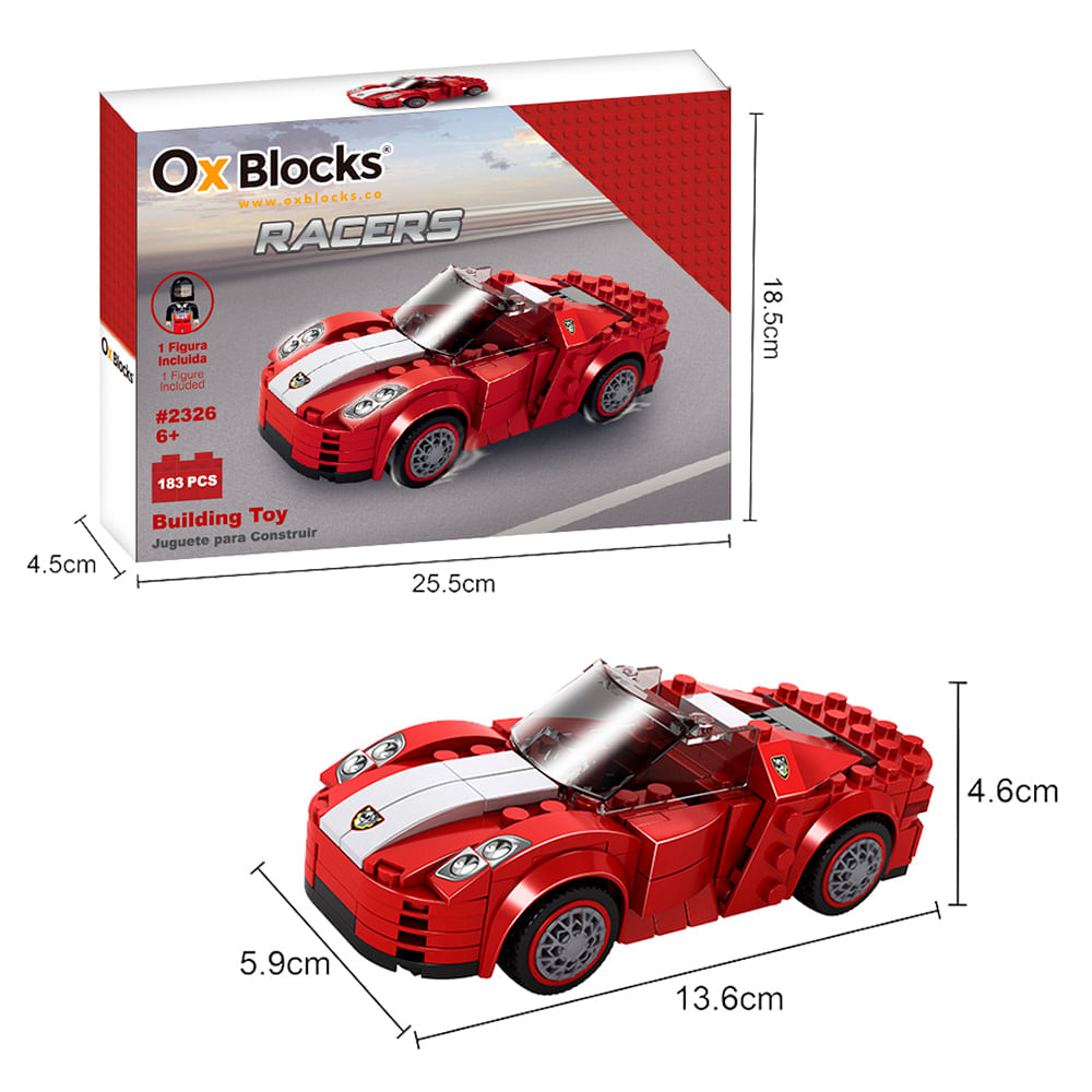 SET BLOQ OX BLOCKS 183PZ OX RACERS - Olímpica