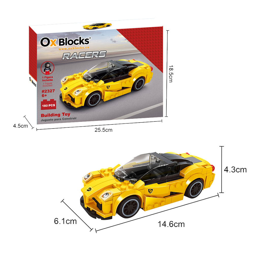 SET BLOQ OX BLOCKS 180PZ OX RACERS - Olímpica