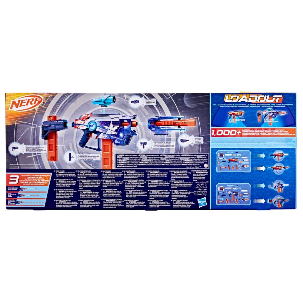 Lanzador de dardos Nerf Loadout Galactic Commander