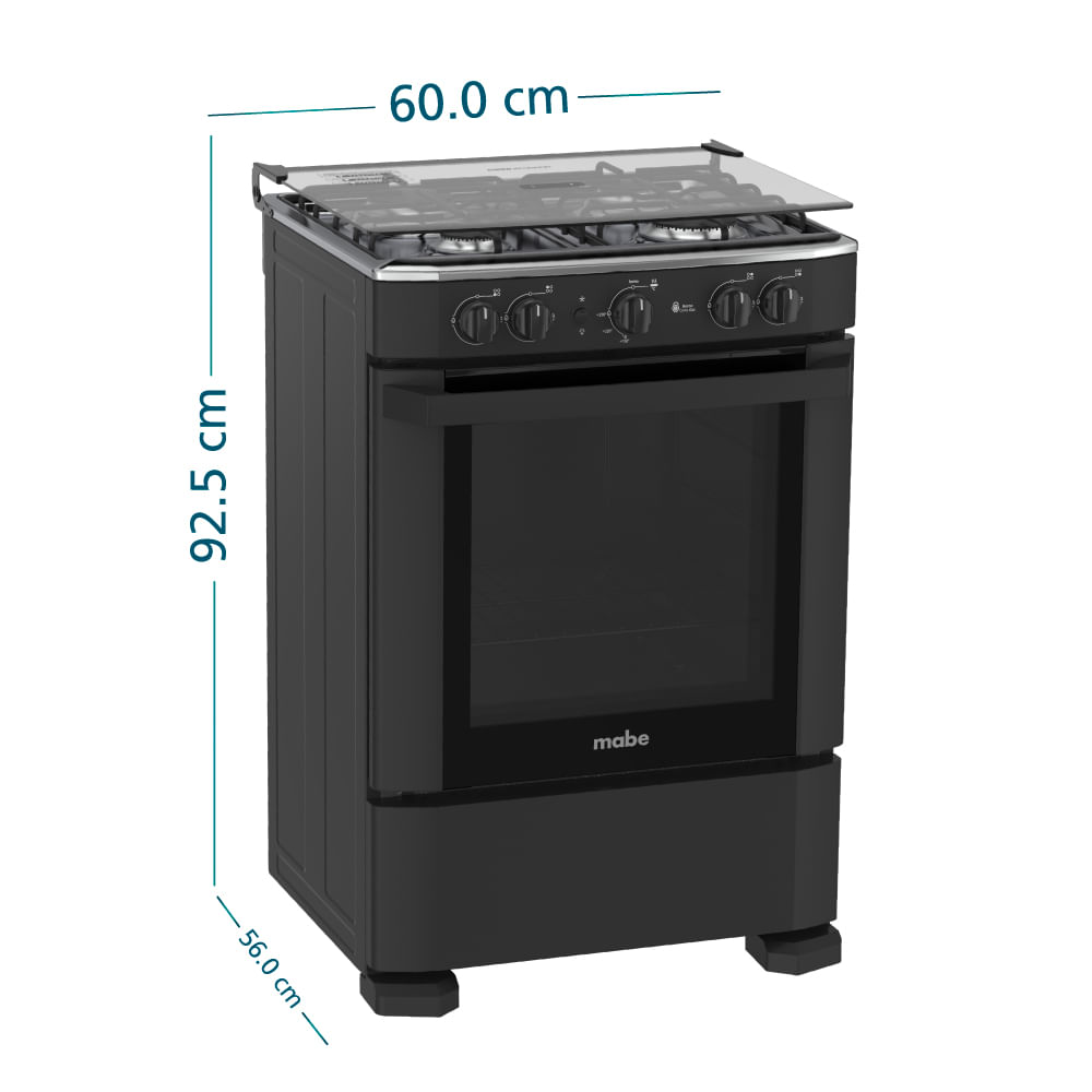ESTUFA DE PISO A GAS 60 CM MABE EMC6020NSN0 - Olímpica