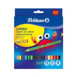 Colores-PELIKAN-Triangulares-Jumbo-Caja-X12