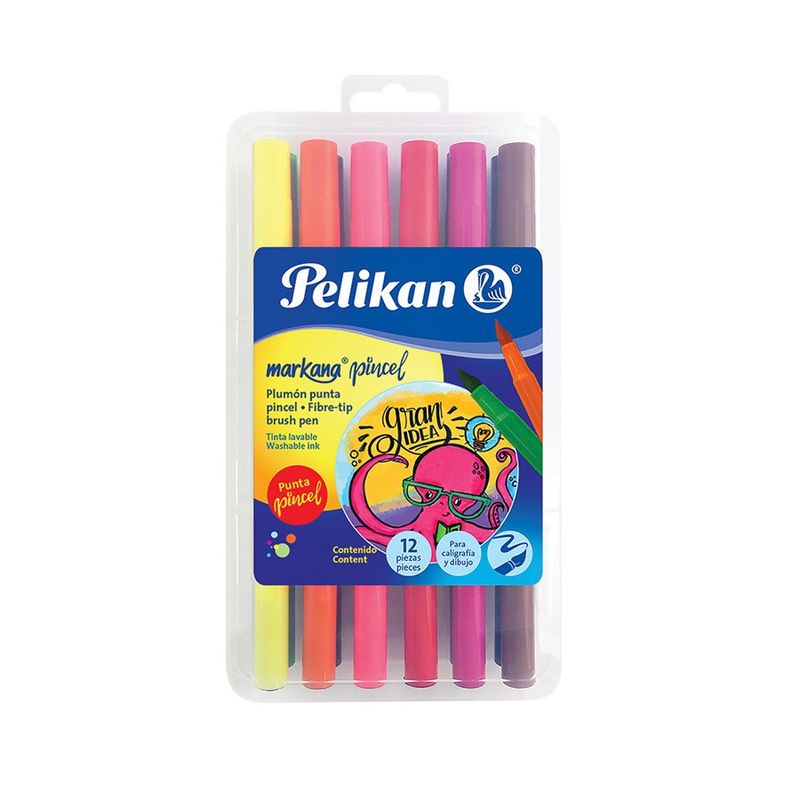 Plumon-PELIKAN-Markana-Punt-Pincel-X12