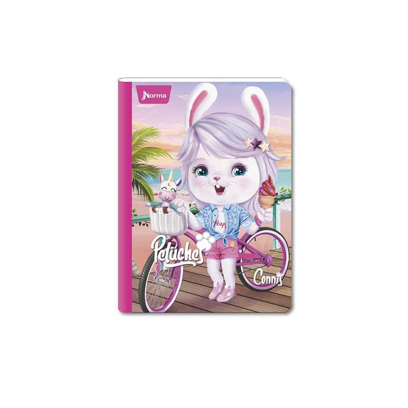 Cuaderno-Cosido-Peluches-Mediano-NORMA-100-Hojas-1-Materia-Doble-Linea