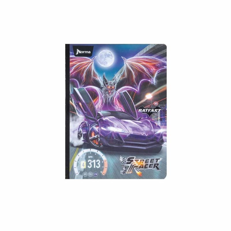 Cuaderno-Cosido-Street-Racer-Mediano-NORMA-100-Hojas-1-Materia-Cuadriculado
