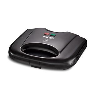 Sandwichera Imusa 625 W 2 Puestos Básica Negro