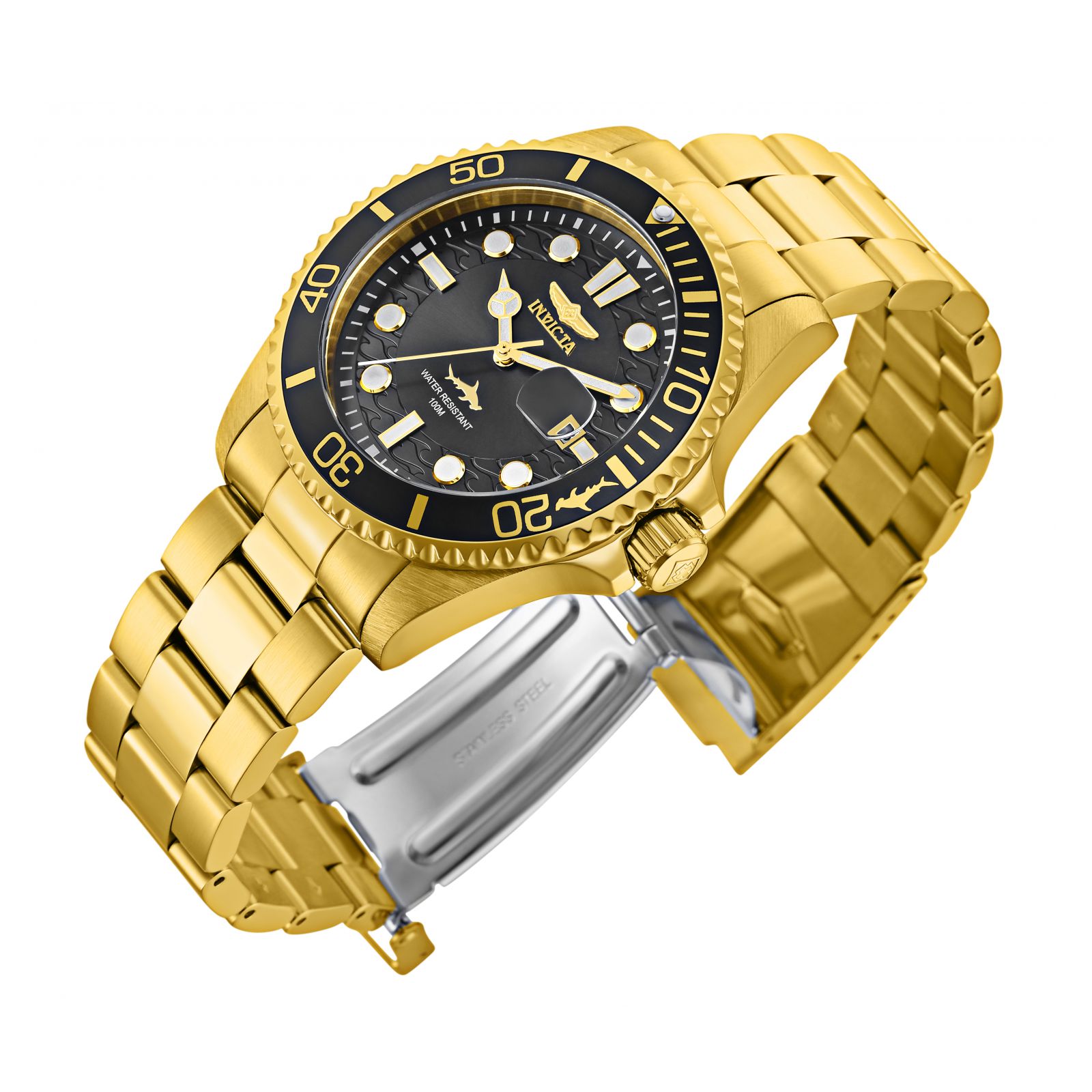 Reloj invicta best sale de oro hombre