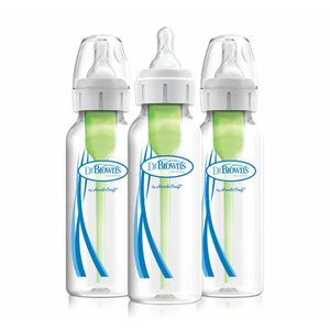 Tetero Estándar Options 8oz + Paquete Dr. Brown's X3 Unds