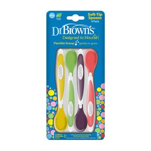 Set Cucharas Dr. Brown's Punta Suave X4 Unds