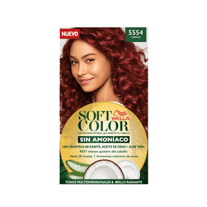 Soft Color Tintura Semi-Permanente Kit Cobrizo Intenso 5554